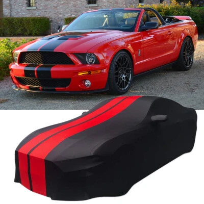 Cubierta de auto interior elástica satinada a prueba de arañazos a prueba de polvo para Ford Mustang Shelby GT500 Foto 1 de 4