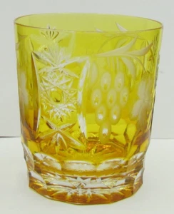 NACHTMANN TRAUBE / AJKA MARSALA ? 4" AMBER OLD FASHIONED WHISKY GLASSES (10427) - Picture 1 of 2