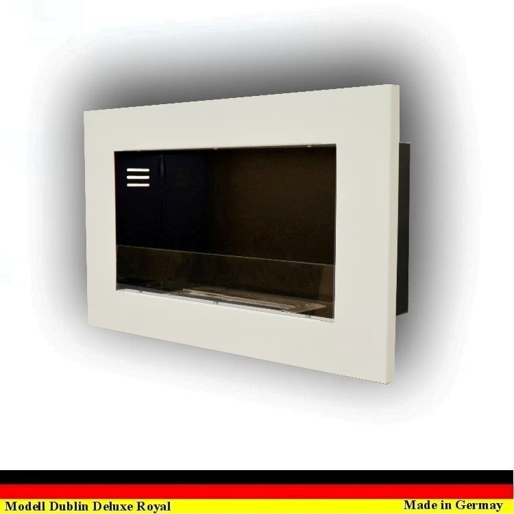 Camino a etanolo e gel camino camino a etanolo camino Dublin Deluxe Royal bianco