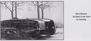 1999  --  SAINT ETIENNE   ACCIDENT D UNE RAME DE TRAMWAY   3E071 - Picture 1 of 1