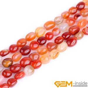 Wholesale Lot 9x12mm Freeform Nugget Gemstone Beads For Jewelry Making 15" YB - Picture 1 of 139
