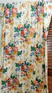 Paneles de tela vintage Stanley King Studio-cortinas fueron desmontadas-5 disponibles - Imagen 1 de 5