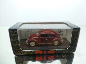 RIO ITALY 91 VW KAFER BEETLE SEDAN OVAL WINDOW 1953 - RED 1:43 - GOOD IN BOX - Bild 1 von 7