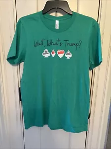 Nueva Camiseta Divertida Euchre Juego de Cartas Michigan Hombre Mujer Mediana Tarjetas Trump Top - Imagen 1 de 4