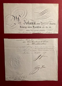 1873 VU ALBRECHTSORDEN - Re Giovanni di Sassonia e.U. - Foto 1 di 1