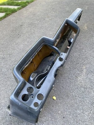 BMW E21 320i 1977-1979 tablero de instrumentos delantero temprano panel de moldura con grietas OEM Foto 1 de 4