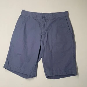 Patagonia Shorts Men 30 Blue Chino Flat Front Organic Cotton Casual Outdoors 9.5 - Picture 1 of 9