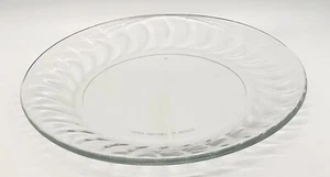 Set Of 5 Libbey Duratuff Clear Glass Plate Raised Rim 9” - Picture 1 of 8
