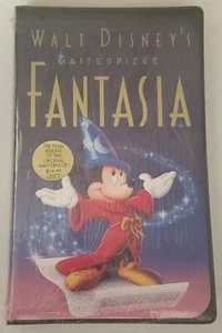 Walt Disney's Masterpiece Fantasia 1991 VHS Final Release Clamshell Packaging - Picture 1 of 4