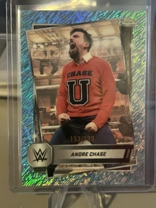 2025 Topps Chrome WWE Andre Chase Aqua Shimmer /199 - Picture 1 of 1