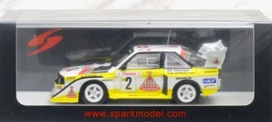 Spark S5190 1/43 AUDI SPORT QUATTRO S1 E2 NO.2 4TH RALLY MONTE CARLO 1986 Model - Picture 1 of 6