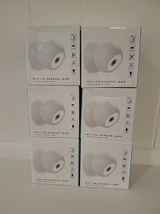 6 PC Wireless COB LED Motion Sensor Lights Battery Operated , Indoor, Outdoor. - Picture 1 of 5