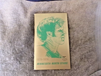 1973-74 MINNESOTA NORTH STARS MEDIA GUIDE Yearbook DENNIS HEXTALL 1974 Program  - Image 1 of 4