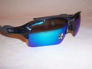 New Oakley Sunglasses FLAK 2.0 XL OO9188-C7 BLACK/PRIZM SAPPHIRE AUTHENTIC 9188 - Picture 1 of 7