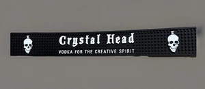 Riel de barra de vodka Crystal Head (¡2 pies de largo!). Nuevo - Imagen 1 de 4