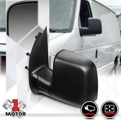 [Izquierda] Espejo retrovisor de repuesto plegable eléctrico del lado del conductor para Ford E150/E250/E350 2009 Foto 1 de 4