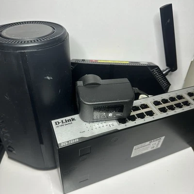 Network Equipment D-Link Netgear DES-10240 D6220 DSL-2900AL Router Switch - image 1 of 4
