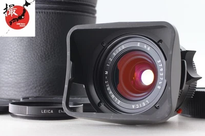 【Almost Unused】 Leica Elmarit M 28mm f/2.8 E46 4th Lens w/ Hood Case From Japan - Image 1 of 4