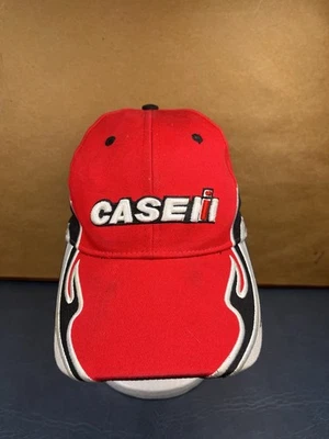 Case IH Agriculture 红色黑色刺绣标志火焰中小型绑带帽 — 第 1/4 张图片