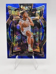 2024-25 Panini Select Concourse Cameron Thomas #50 Blue Cracked Ice Prizm Nets - Picture 1 of 2