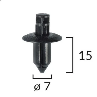 Perno de tapicería ROMIX ROM B24649 para VOLVO S80 I (184) 2 1999-2006 Foto 1 de 4