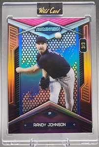 Randy Johnson 3/3 2024 Wild Card Alumination Pink Orange Purple Foil BIG UNIT SP - Picture 1 of 2