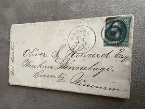 Estampillas en sobre de Estados Unidos de 1883 USD - Imagen 1 de 3
