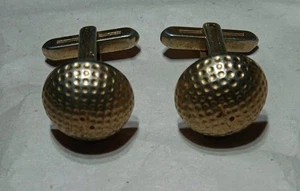 Gemelli Hickok USA pallina da golf sport vintage af - Foto 1 di 6