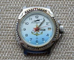 Watch USSR Komandirskie Commander Military Soviet Vostok Wostok Rare Vintage - Picture 1 of 4