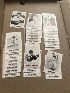 1977 TCMA Karten Baseball Lot mit Dimaggio Aaron Clemente - Bild 1 von 7
