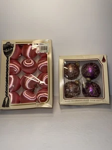 Adornos de Navidad vintage - 1 caja Krebs (4) - 1 caja Victoria de Rauch (12) - Imagen 1 de 9