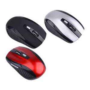 2.4GHz Wireless Optical Mouse 1600 DPI Cordless Mice+Receiver for PC Laptop qo - Picture 1 of 4