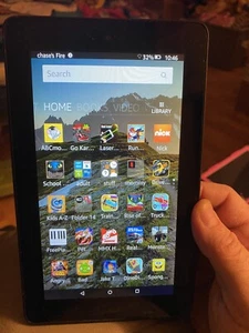 Amazon Fire (5th Gen) 7in Tablet Black 13g - Picture 1 of 12