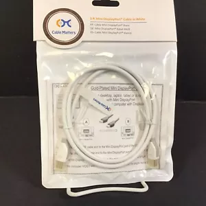 Cable Matters Gold Plated Mini Display Port Cable 3 ft NEW - Picture 1 of 3