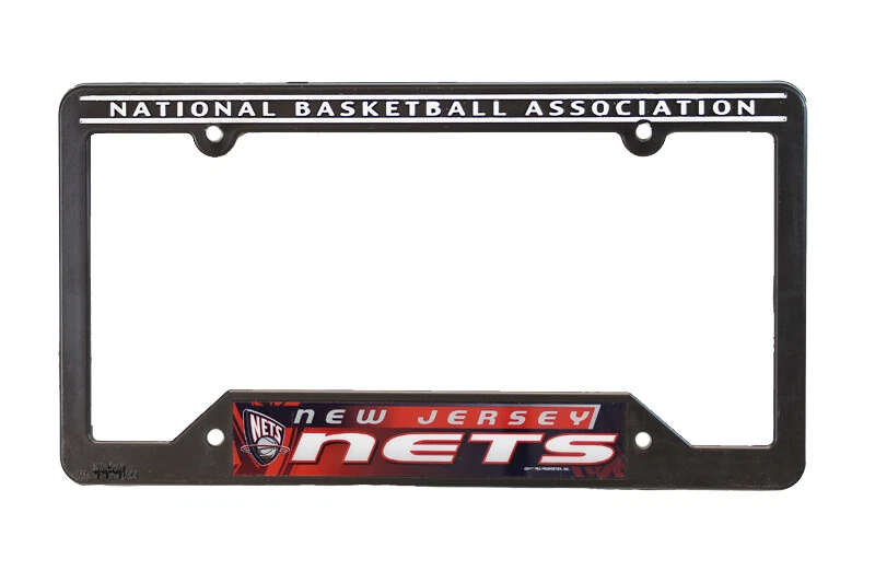 Marco de matrícula de plástico Wincraft de los New Jersey Nets NBA  Foto 1 de 1