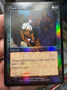 Last Caress FOIL - Apocalypse - Magic The Gathering NM/M (Never Played) - Bild 1 von 1