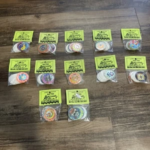 Vintage Lot  Caps Pogs Milk Kaps Slammer Game Toys Sealed Packs 12  1990s Bags - Picture 1 of 10