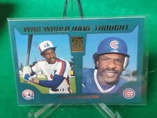 2001  Topps Traded & Rookies Who Would Have Thought WWHT8 Andre Dawson