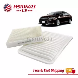 Cabin & Air Filter Combo For Toyota Camry 2.5l 2.4l Engine 07 08-17 17801-0h050 - Picture 1 of 8