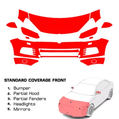 Kit de sujetador transparente de película de protección de pintura precortada PPF para Volkswagen Touareg 2011-2014 Foto 1 de 4