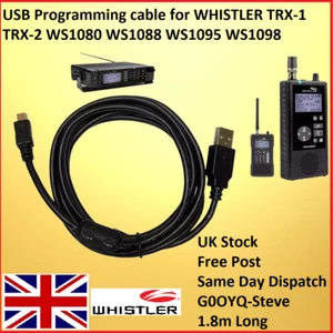 Kabel do programowania USB do WHISTLER TRX-1 TRX-2 WS1080 WS1088 WS1095 WS1098 - Zdjęcie 1 z 3