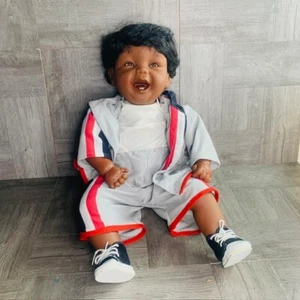 Vintage Pat Secrist 1995 "Hilarious" Brown African American Black Boy Doll Rare - Picture 1 of 4