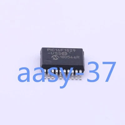 20PCS NEW PIC16F1829-I/SS 1.8V-5.5V 32M 8K Flash 1K Ram Risc Microcontroller - Image 1 of 2