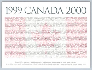 Canada Post Postage Paid Postcard #UX125, Millennium Issue: Dove Of Peace, NOS - Imagen 1 de 2