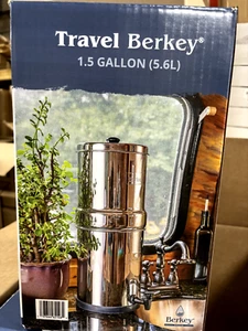 Système de purification d'eau Travel Berkey 1,5 gallon - (OPENBOX) NEUF voir description - Photo 1 sur 4