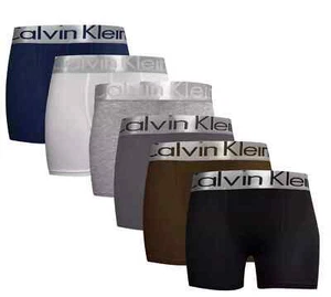Calvin Klein Men Cotton Stretch Trunks Boxer Briefs 6-Pack Nike Underwear - Picture 1 of 44
