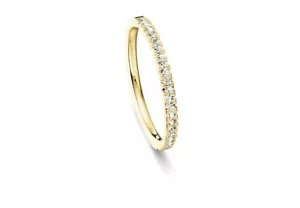 585 GOLD Damenring Diamanten Brillanten 0,16carat,Gelbgold.Neuer Ring+Etikett - Bild 1 von 4