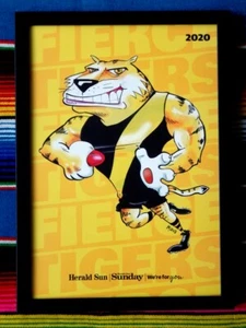 Framed 2020 RICHMOND TIGERS AFL Premiers Poster - 62cm x 44.5cm x 3cm - Picture 1 of 3