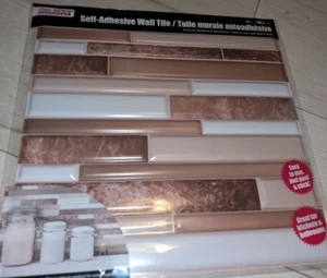 12 Pack Peel & Stick Backsplash Tile Self Adhesive Wall Tile For Kitchen, 12x12 - Picture 1 of 2