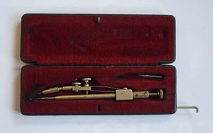 1960's RICHTER PRECISION Vintage German COMPASS Drafting Set with original box - Picture 1 of 7